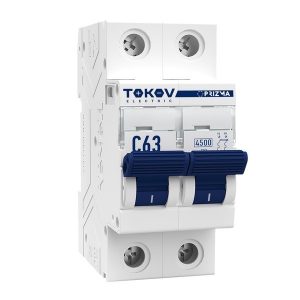 Выключатель автоматический модульный Tokov Electric Prizma 2п C63А 4.5кА