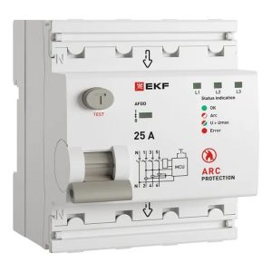 Устройство защиты от дугового пробоя УЗДП EKF Proxima 3P+N 25А 10кА
