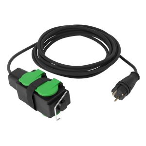 Удлинитель силовой ЭРА GREEN LINE UDL-KG-3x2,5m-5m-IP44 4х2Р+Е 5м КГ 3х2,5мм2 IP44