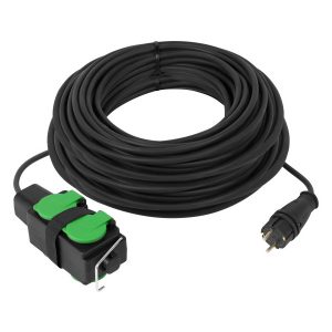 Удлинитель силовой ЭРА GREEN LINE UDL-KG-3x2,5m-30m-IP44 4х2Р+Е 30м КГ 3х2,5мм2 IP44