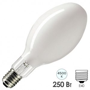 Лампа металлогалогенная газоразрядная Philips HPI Plus 250W/645 4500K BU E40 (ДРИ) (МГЛ)