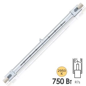 Лампа галогенная линейная BLV 750W 220V R7s 185.7mm