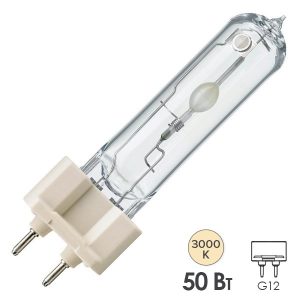 Лампа металлогалогенная Philips CDM-T Elite 50W/930 3000K G12 (МГЛ)