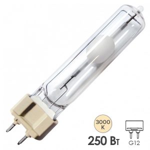 Лампа металлогалогенная Philips CDM-T 250W/830 3000K G12 (МГЛ)