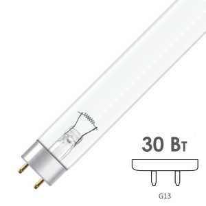 Лампа бактерицидная Osram HNS G30 T8 30W G13 L895mm специальная безозоновая