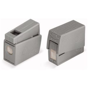 Клеммник WAGO 1+1 (одножильный 1-2,5 мм и многожильный 0,5-2,5 мм) 24-16A Cu/Al [уп. 100шт]