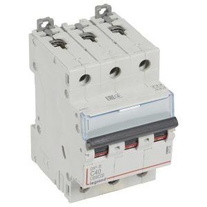 Автоматический выключатель Legrand DX3-E C40 3П 6000/6kA (автомат электрический)