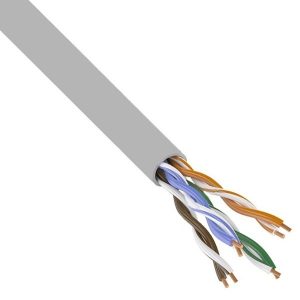 Кабель витая пара PROconnect неэкранированный UTP 4PR 24AWG cat 5e CCA серый [305м] (провод для интернета)