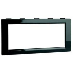 Рамка в кабель-канал DKC In-liner Aero/Front на 4 модуля универсальная черная (кабельный короб)