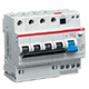 Дифференциальные автоматы четырехполюсные ABB серии DS204, DS203NC, DS203NCL
