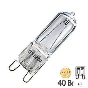 Лампа галогенная капсульная Foton HCS CL 40W 220V G9 прозрачная