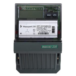 Электросчетчик Меркурий-230 ART-03PQRSIDN 5-7,5А 230/400В многотарифный транс. вкл. IrDA, RS-485 ЖКИ