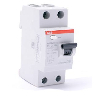 УЗО ABB FH202 AC-63/0,03 2-х полюсное тип AC 63A 30mA 2 модуля (ВДТ)