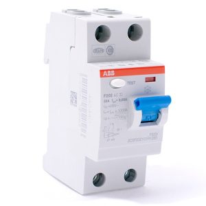 УЗО ABB F202 AC-25/0,03 2-х полюсное тип AC 25A 30mA 2 модуля (ВДТ)