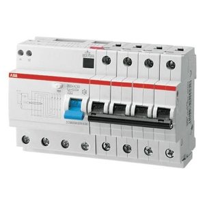 Дифференциальный автомат ABB DS204 C50А 30mA тип АС 4P трехфазный электромеханический 6кА (дифавтомат, АВДТ)