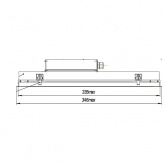 Светильник светодиодный GALAD АЗС LED-80 80W 4000К 230V 6800Lm IP65 -40/+40°С 346x251x124мм 5кг