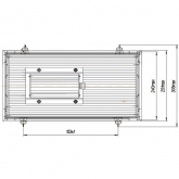 Светильник светодиодный GALAD АЗС LED-80 80W 4000К 230V 6800Lm IP65 -40/+40°С 346x251x124мм 5кг