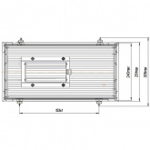 Светильник светодиодный GALAD АЗС LED-100 100W 4000К 230V 8500Lm IP65 -40/+40°С 346x251x124мм 5кг