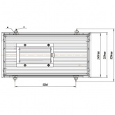 Светильник светодиодный GALAD АЗС LED-160 160W 4000К 230V 13600Lm IP65 -40/+40°С 346x251x124мм 5кг