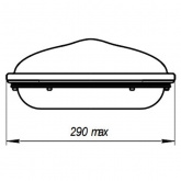 Консольный светодиодный светильник GALAD Виктория LED-40-ШБ1/К50 (5Y) 40W 5000Lm 635x290x130мм 5кг