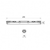 Светильник ЭРА SPP-101-0-001-060 IP65 под светодиодную лампу T8 G13 600mm 046872