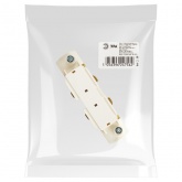 Коннектор для трехфазного шинопровода ЭРА STR-30-W-CN-I типа I прямой внутренний белый