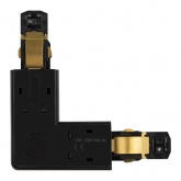 Коннектор для трехфазного шинопровода ЭРА STR-30-B-CN-LE LE угловой наружный черный