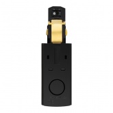 Коннектор для трехфазного шинопровода ЭРА STR-30-B-CN-PL типа PL кабельный ввод левый черный