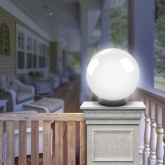 Светильник садово-парковый ЭРА НТУ 02-60-251 шар белый D250mm Е27