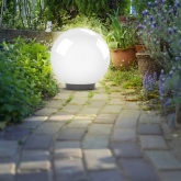 Светильник садово-парковый ЭРА НТУ 02-100-301 шар белый D300mm Е27