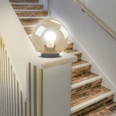 Светильник садово-парковый ЭРА НТУ 01-60-253 шар золотистый D250mm Е27