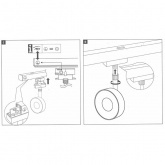 Светильник Paulmann Spot Circle 5W 2700K 308Lm для шинопровода URail хром матовый