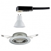 Светильник встраиваемый Paulmann Base 1x5W 51mm GU10 Матовое железо