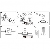 Светильник встраиваемый Paulmann Base 1x5W 51mm GU10 Матовое железо