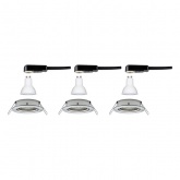 Светильник встраиваемый Paulmann комплект Nova LED 3x6,5 GU10 Матовое железо