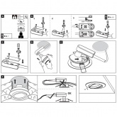 Светильник встраиваемый Paulmann комплект Nova LED 3x6,5 GU10 Белый
