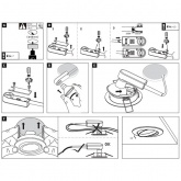 Светильник встраиваемый Paulmann комплект Nova LED 3x6,5 GU10 Матовый алюминий