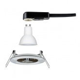 Светильник встраиваемый Paulmann Nova LED IP44 1x6,5 GU10 Матовое железо