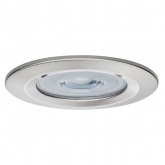 Светильник встраиваемый Paulmann комплект Nova LED IP44 3x6,5 GU10 Матовое железо