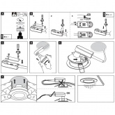 Светильник встраиваемый Paulmann комплект Nova LED IP44 3x6,5 GU10 Матовый алюминий