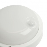 Светильник AL3006 12W 4000K 960Lm с инфракрасным датчиком в пластиковом корпусе IP65 белый 140x50mm