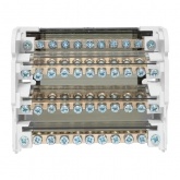 Модульный распределительный блок (кросс-модуль) EKF 4х11 контактов 125A