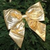 Елочная фигура Бантик 61 см, цвет золотой