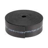 Термоусаживаемая лента Rexant ТЛ-0,8 с клеевым слоем 25мм х 5м черная