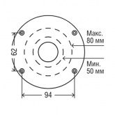 Коробка монтажная Navigator 93 492 NSS-СDB-02-PRO-WH для видеокамер