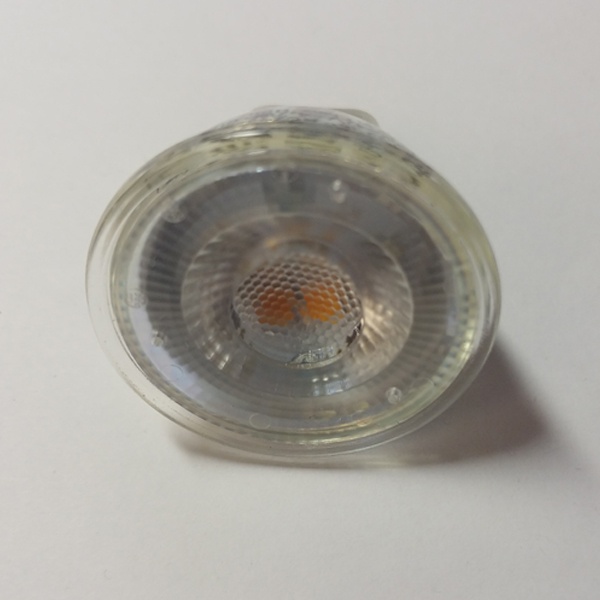 Светодиодная, низковольтная, лампочка акцентного освещения Осрам, мощностью 4,2 Ватта, с цоколем GU4, теплый свет