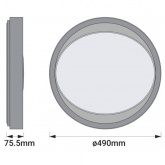 Светильник светодиодный SMART WIFI ORBIS EYE RD TW GR 34W 3000-6500K 220V 3200Lm 490mm Ledvance