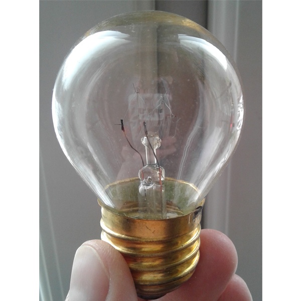 Лампа накаливания, декоративная Decor P45, прозрачная колба, 10Вт