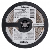 Светодиодная лента Navigator 80 315 NLS-5050W60-14.4-IP20-12V-Pro R5 14,4W 4000K (бухта 5m)