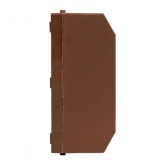 Бокс пластиковый накладной EKF PROxima КМПН 1/4 4 модуля,темное дерево